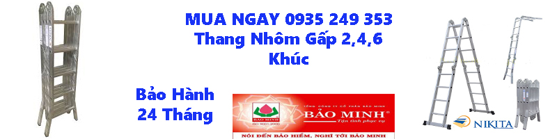 Thang nhôm gấp nikita